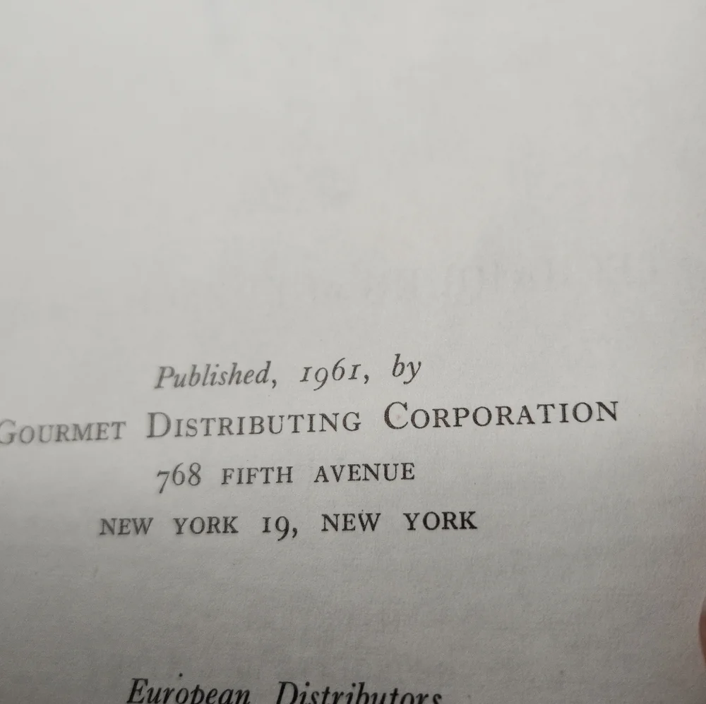 Gourmet’s 1961 Basic French Cookbook Hardcover